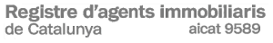 Certified AICAT Agent: official licensed status in Spain Registration in the Catalonia Register of Real Estate Agents, AICAT 9589